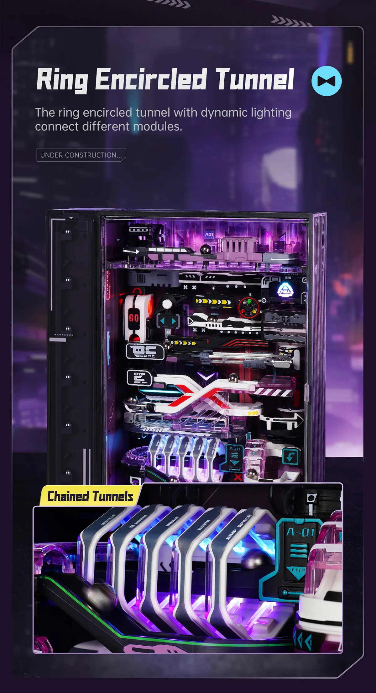 rokr the future city marble run mechanical 3d puzzle mr02s