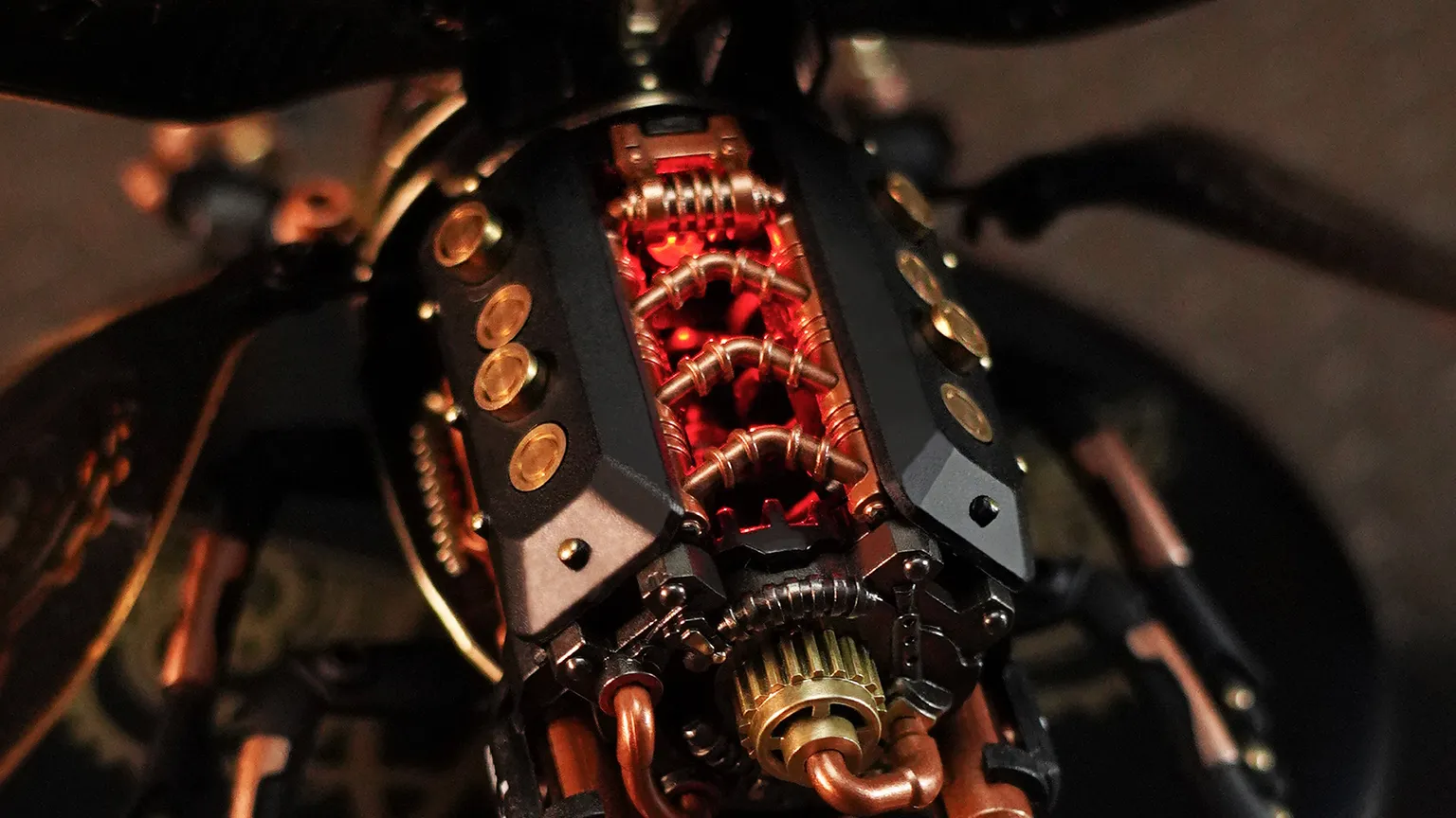 rokr rhinoceros beetle model diy 3d puzzle mi01