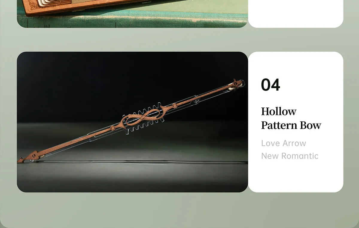 rokr magic cello mechanical music box 3d wooden puzzle amk63