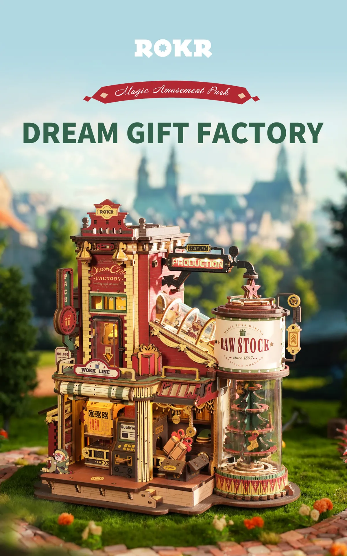 rokr dream gift factory wooden music box eab01