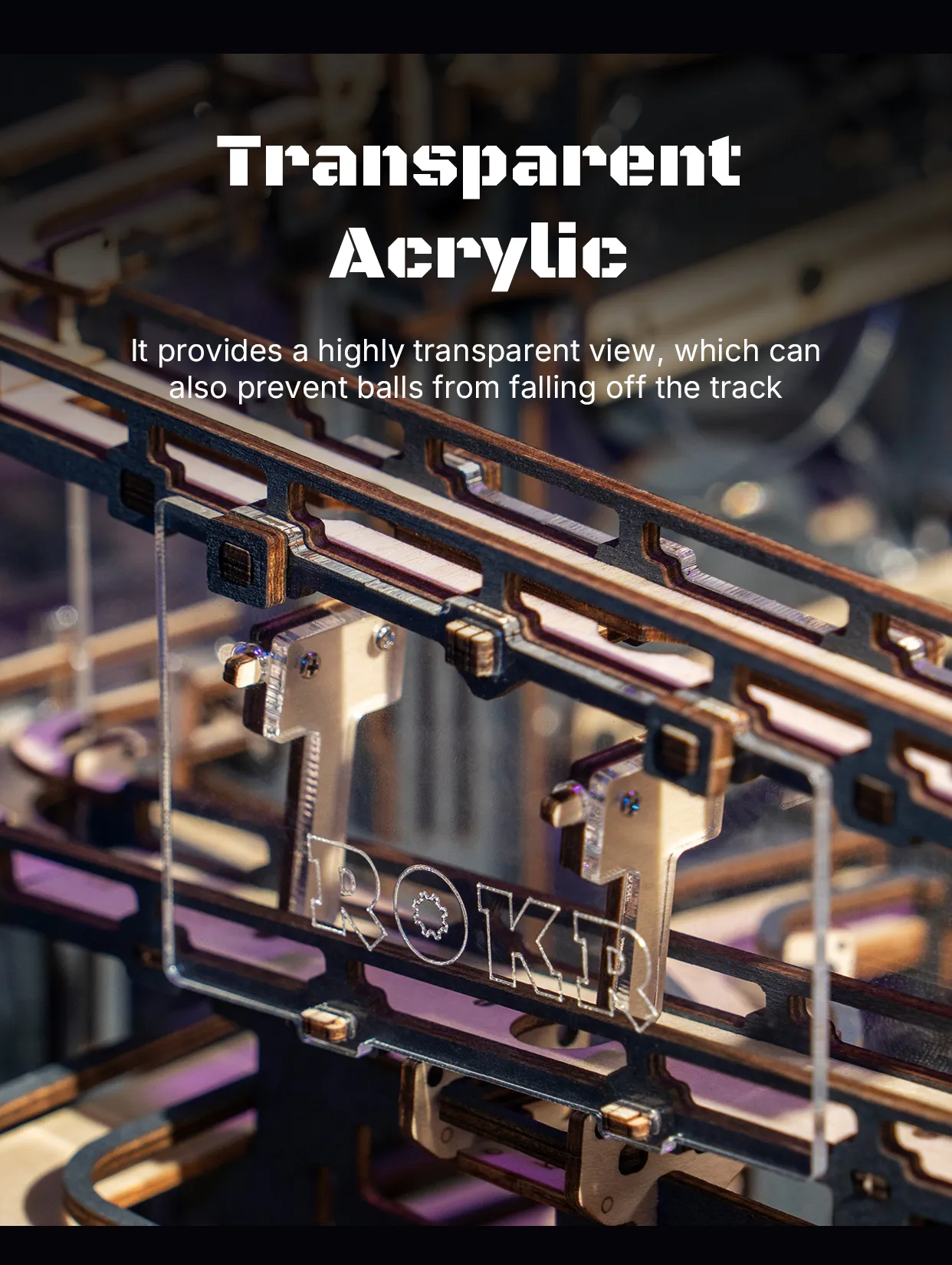 rokr marble night city wooden marble run 3d puzzle lga01