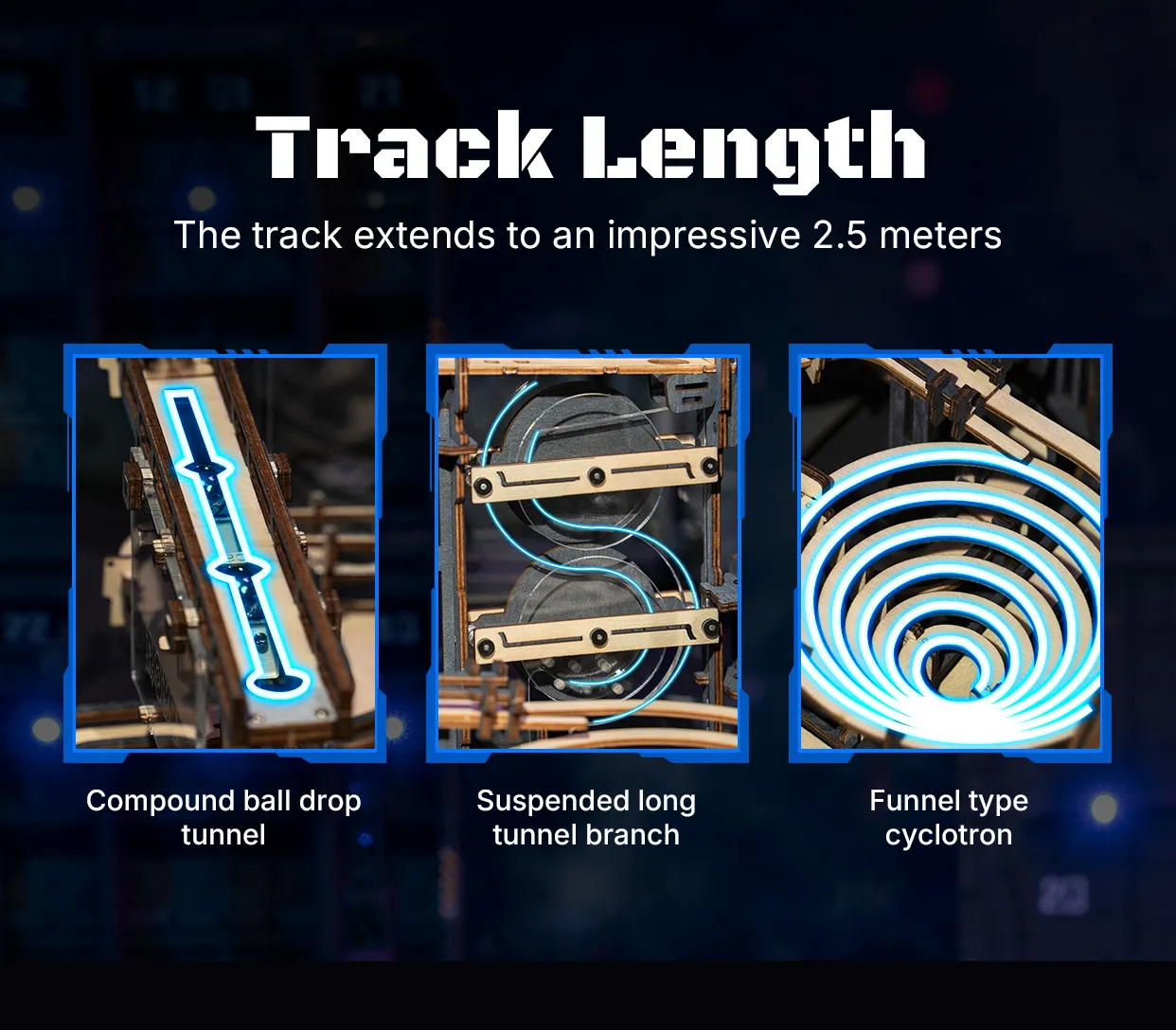 rokr marble night city wooden marble run 3d puzzle lga01