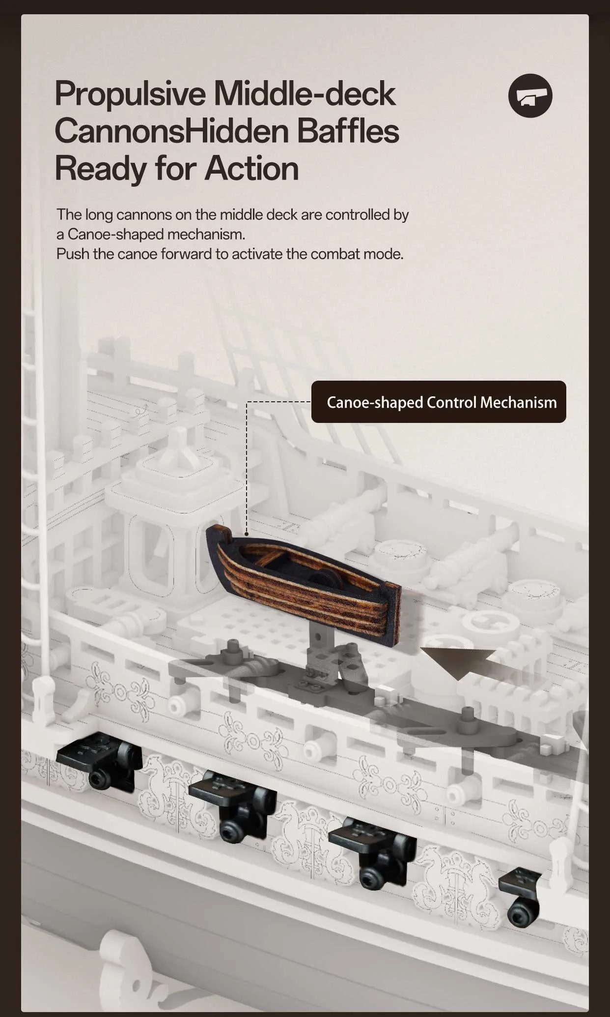 rokr the seahorse barque 3d wooden puzzle mcb02