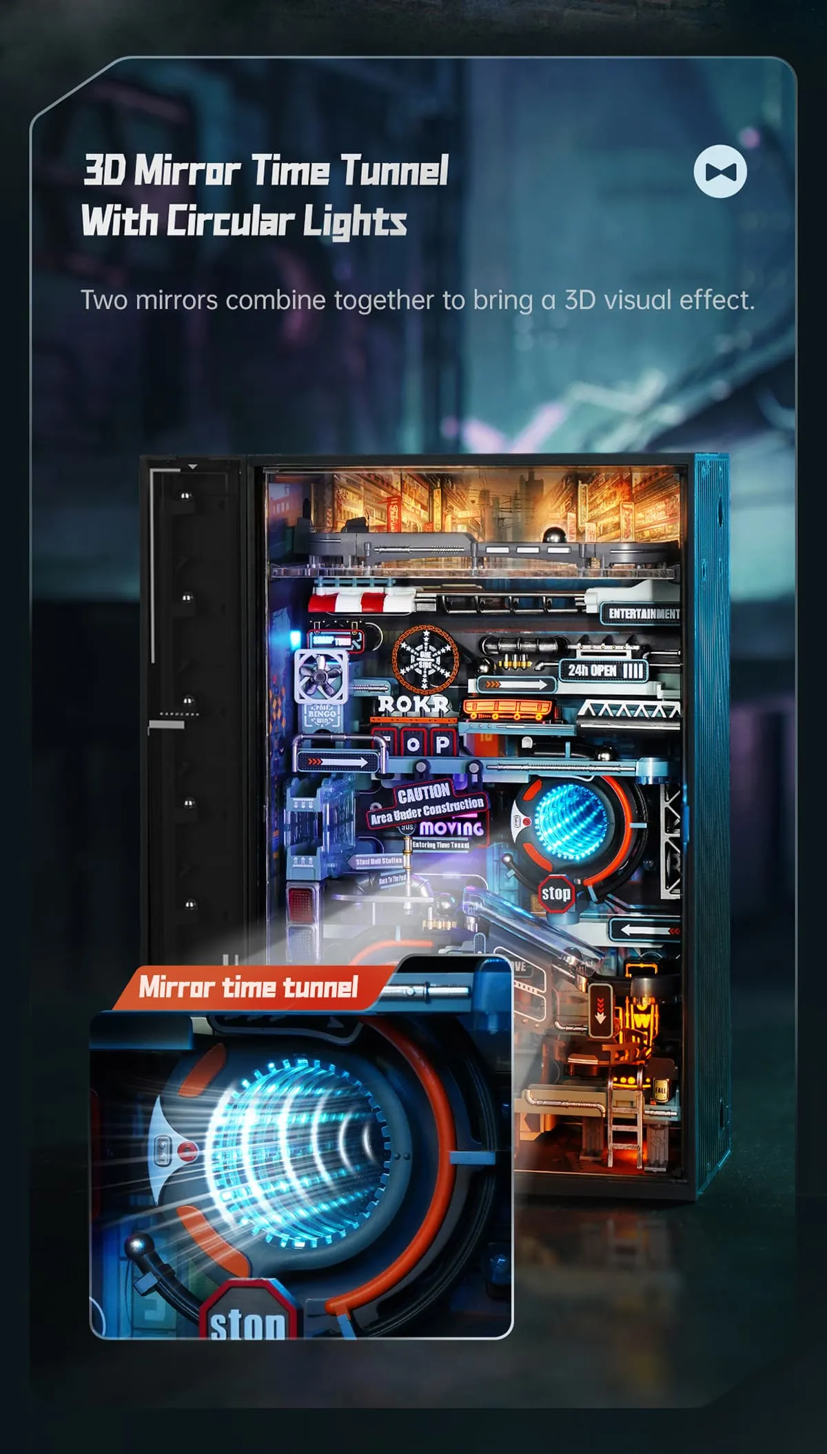 rokr the last city marble run mechanical 3d puzzle mr01s