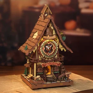 rokr cuckoo clock mechanical 3d wooden puzzle