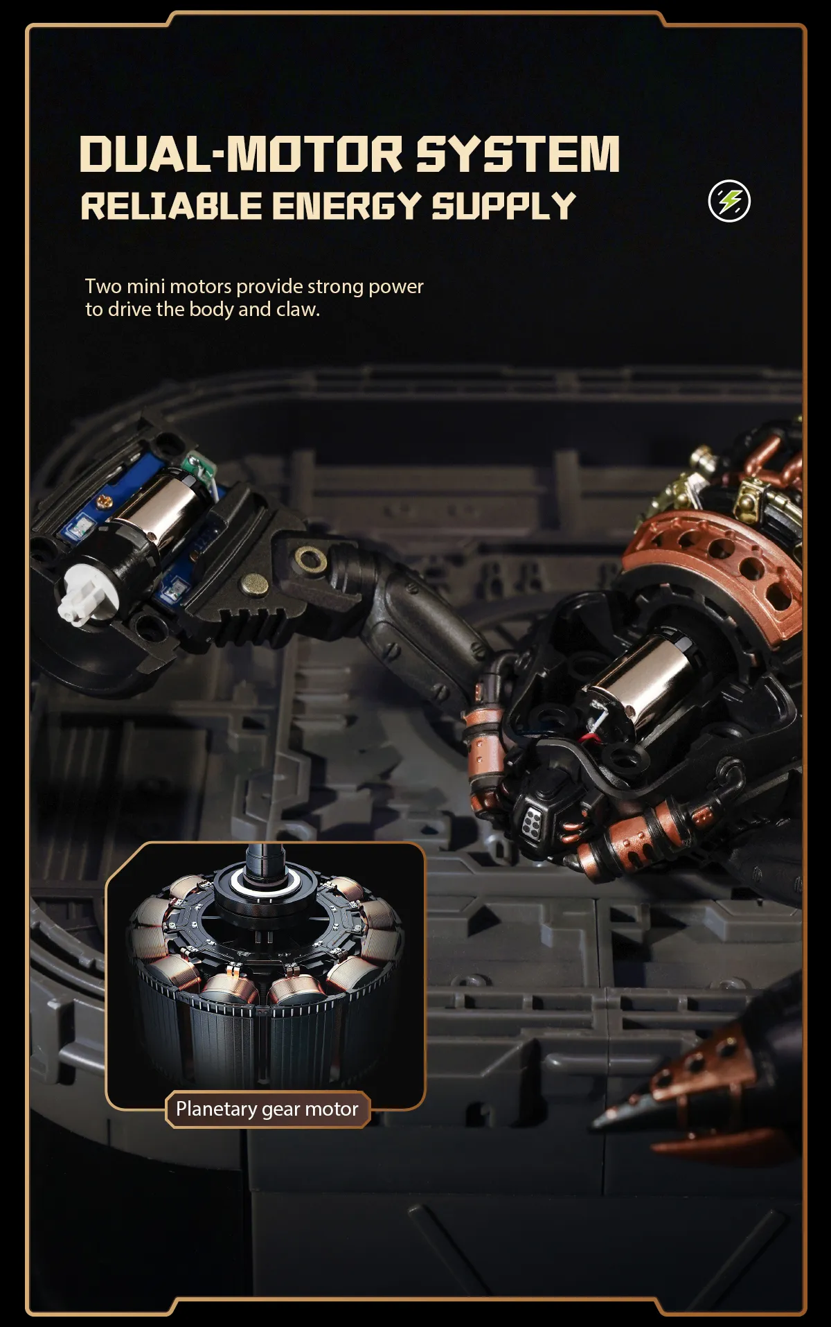 rokr emperor scorpion model diy 3d puzzle mi04